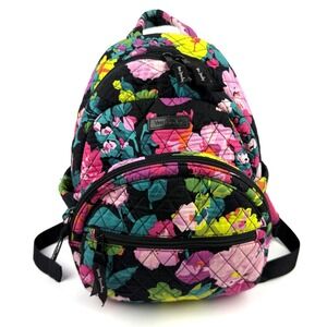 Vera Bradley Hilo Meadow Essential Backpack Small Floral Quilted Bag Used Once